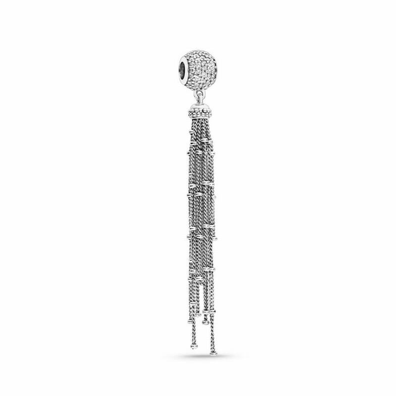 Talismane Pandora Enchanted Tassel Argint (8vYRVqFe)